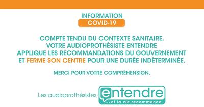 Fermeture exceptionnelle